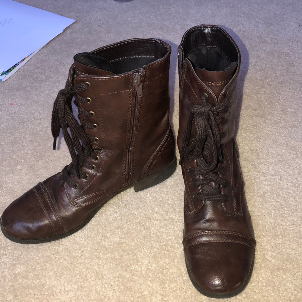 Combat boots from Target